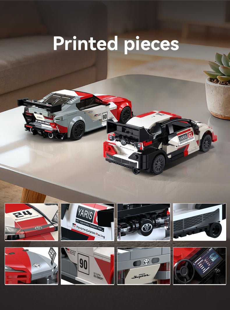1:24 Toyota GR Supra GT4 Car - 324 pcs - Beanie Games