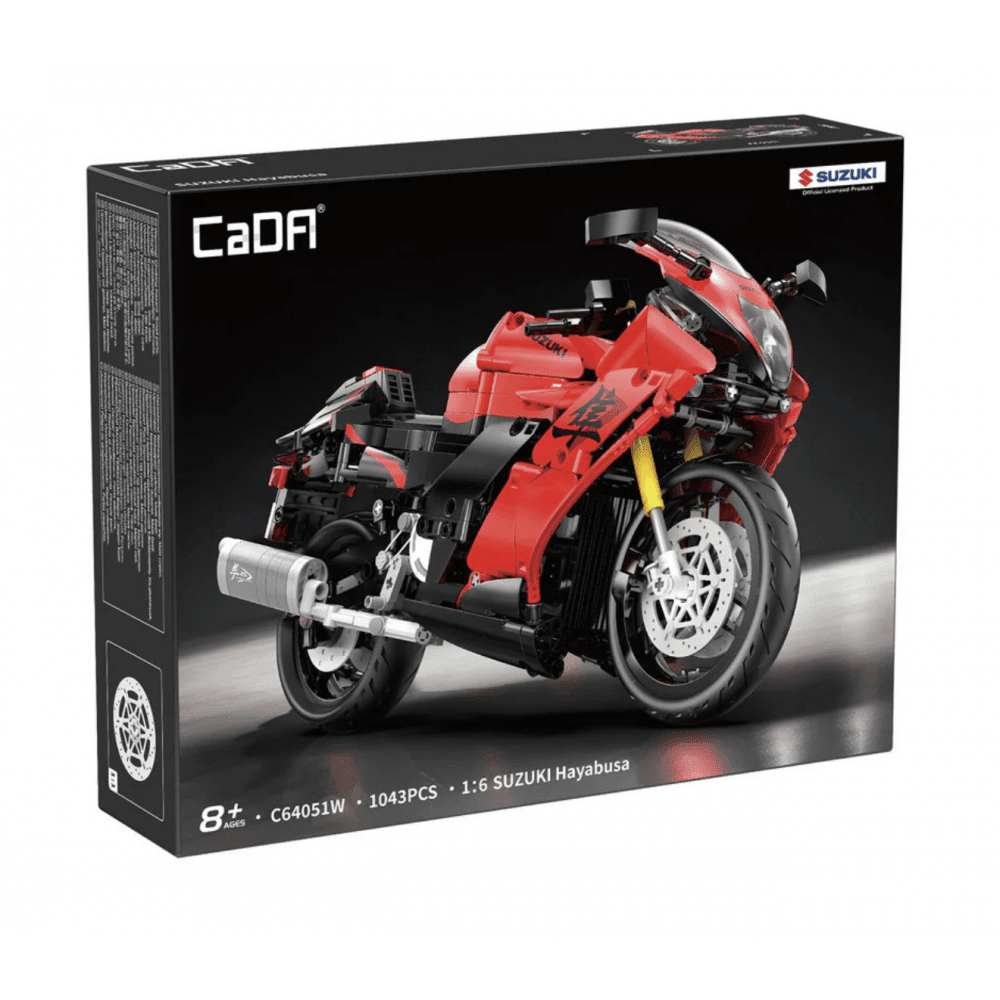 1:6 Suzuki Hayabusa Motorbike - 1043 pcs - Beanie Games