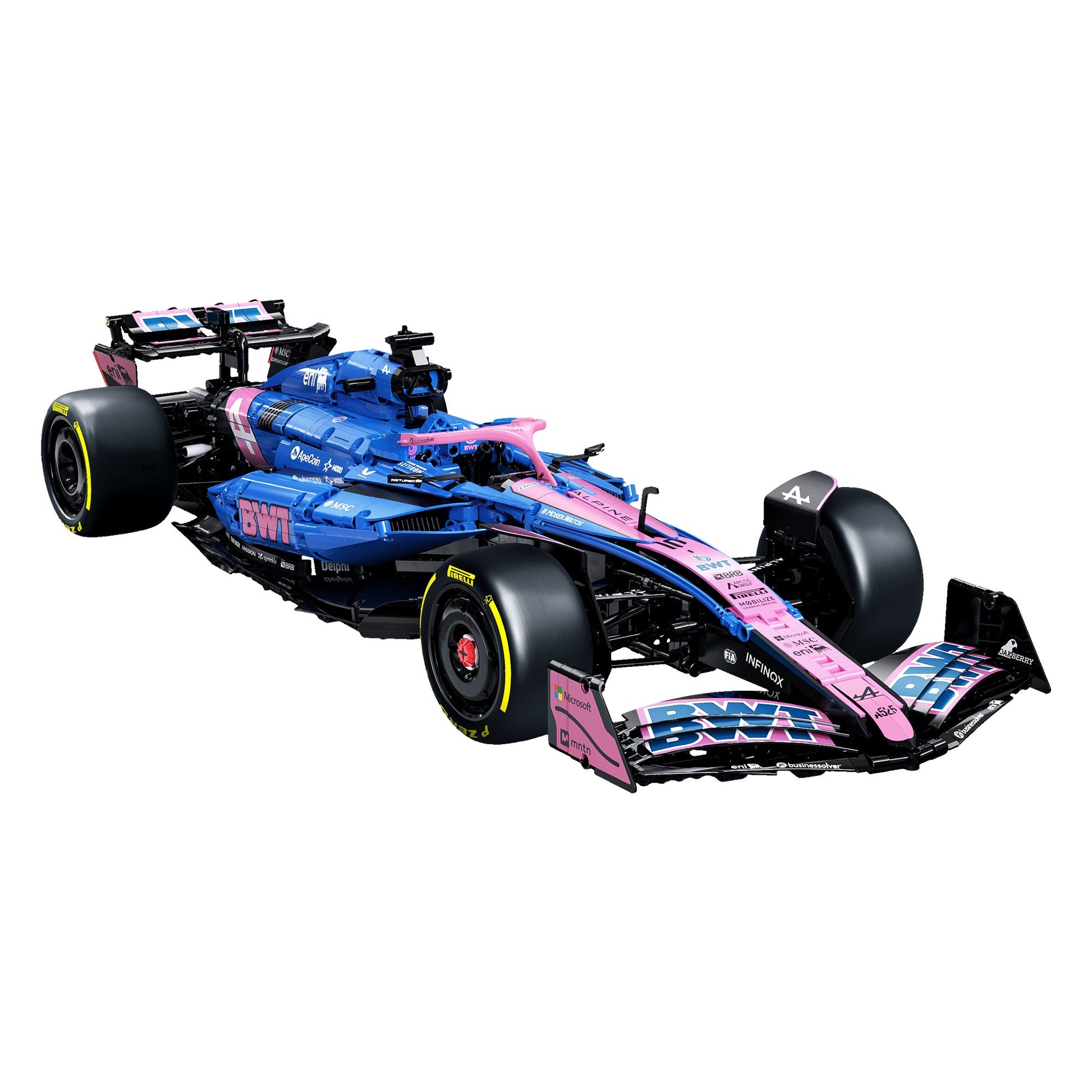 1:8 BWT Alpine F1 Team A525 Racing Car - 2173 pcs - Beanie Games