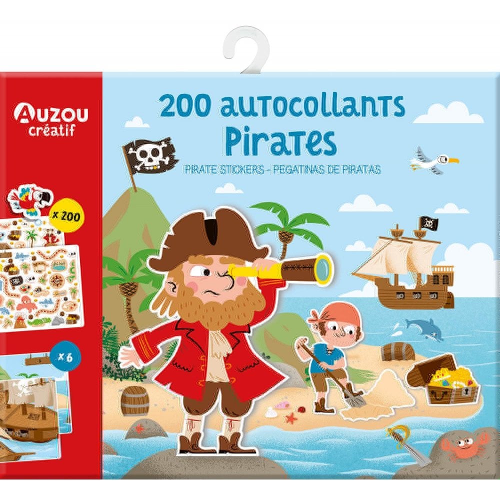 200 Pirate Stickers