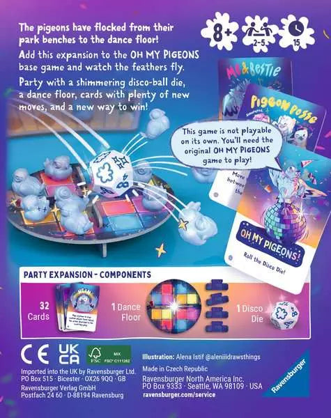 Oh My Pigeons! Party Game - In the Club Expansion Pack