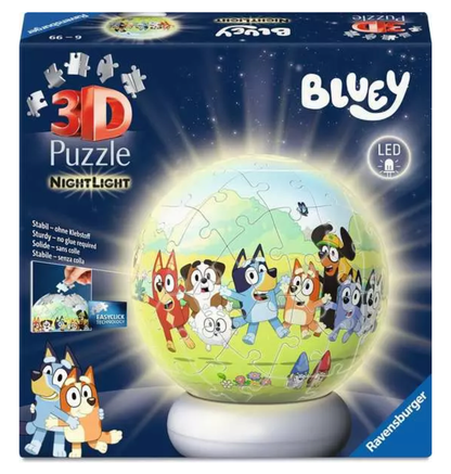 3D Puzzle Ball Paw Patrol Night Light - 72 Pieces - Beanie Games