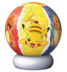 3D Puzzle Ball Pokemon Night Light - 72 Pieces - Beanie Games