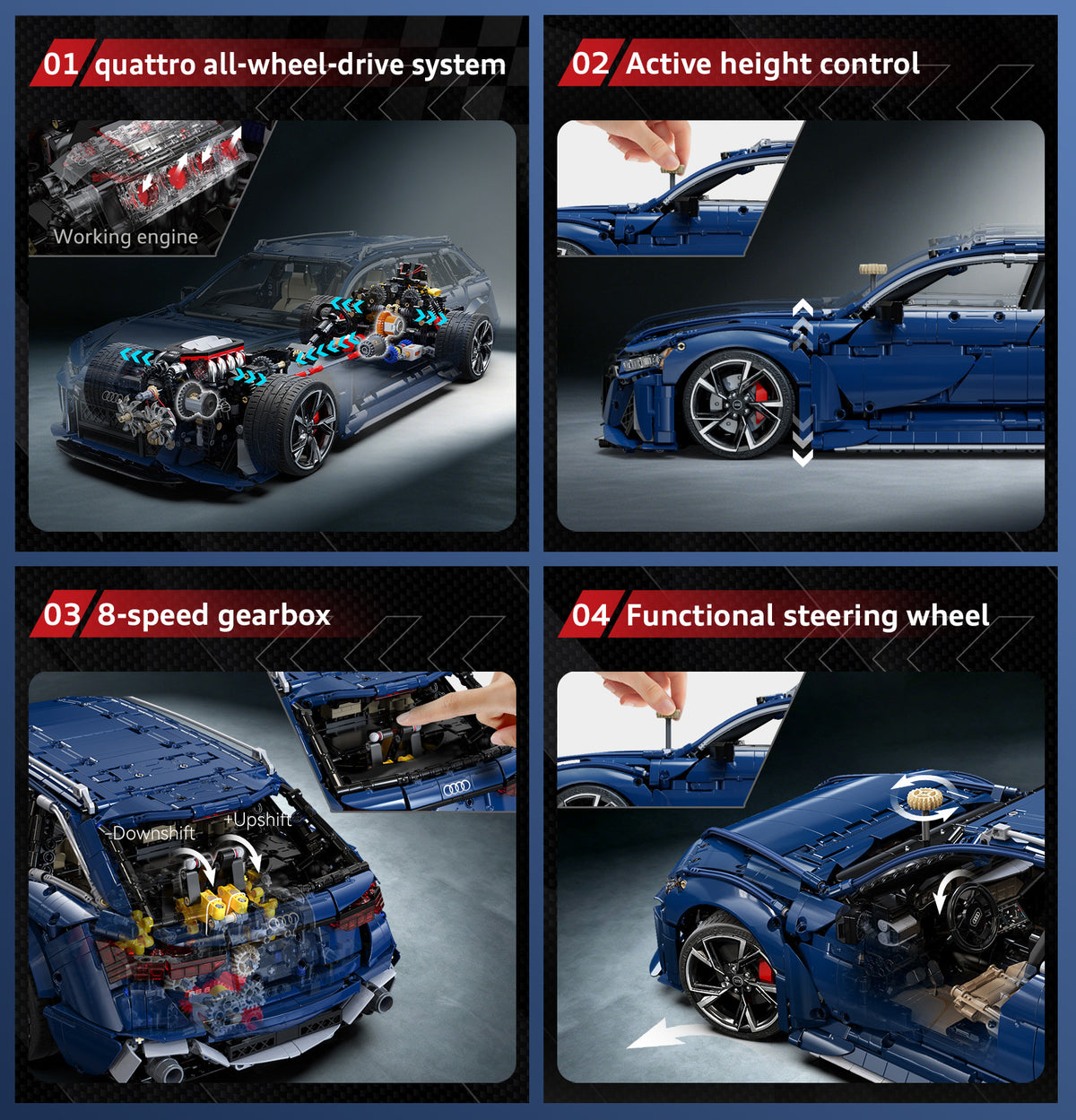 Audi 1:8 RS 6 Avant (2019) - 4663 pcs