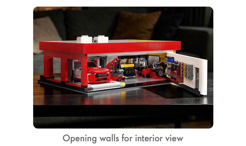 Shell Service Station with Car - 1697 pcs