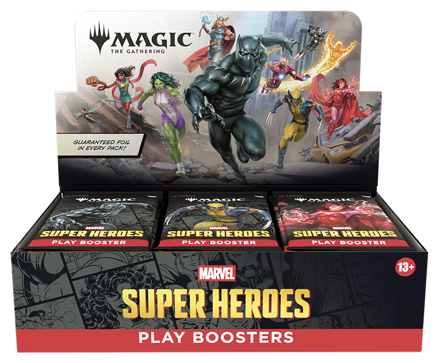 Magic: The Gathering - Marvel Super Heroes Play Booster Box (30 Packs)