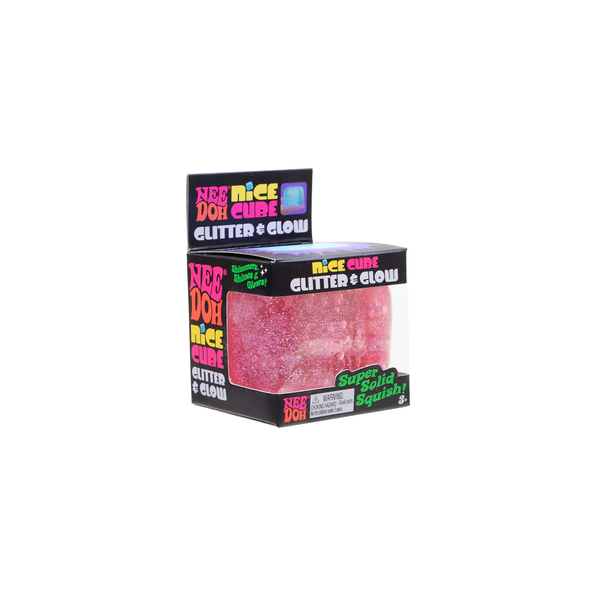NeeDoh Nice Cube Glitter & Glow