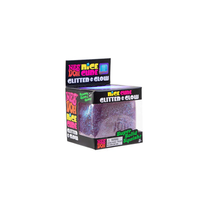 NeeDoh Nice Cube Glitter & Glow