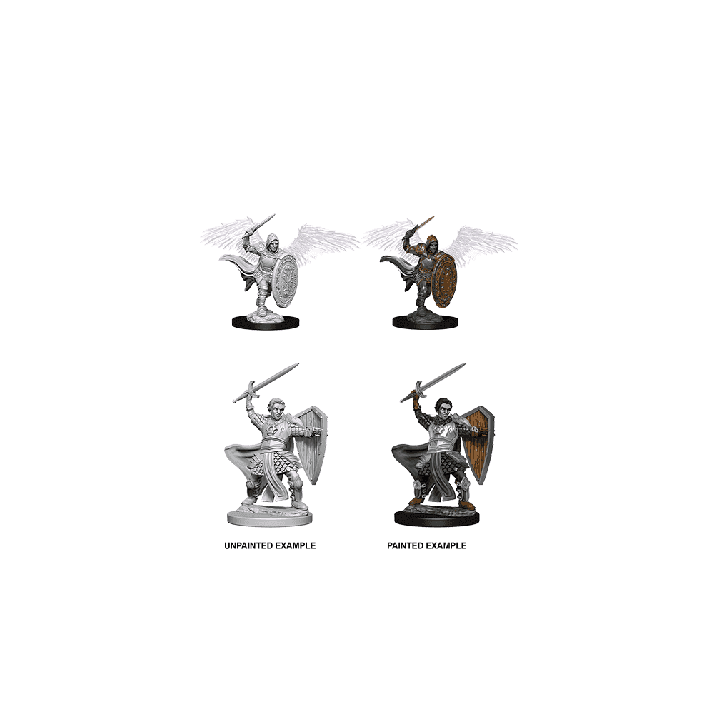 Aasimar Male Paladin: D&D Nolzur's Marvelous Unpainted Miniatures (W5) - Beanie Games