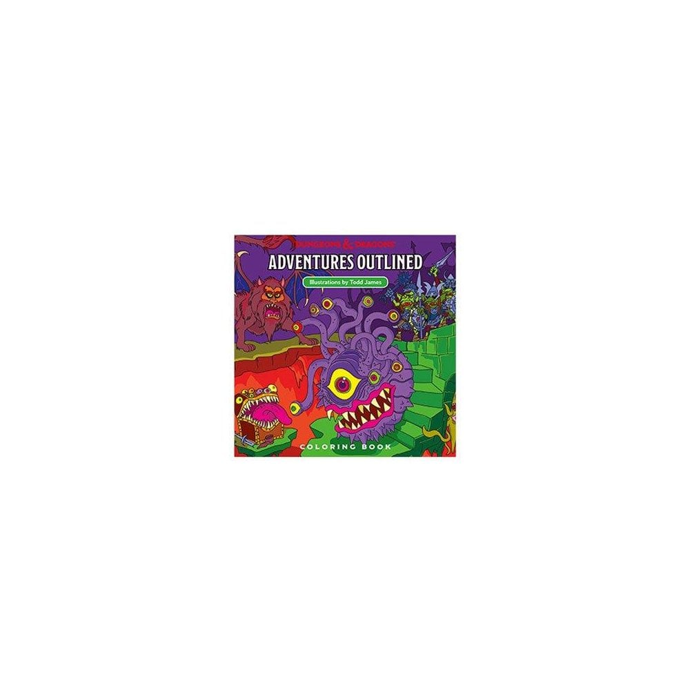 Adventures Outlined Coloring Book: Dungeons & Dragons - Beanie Games