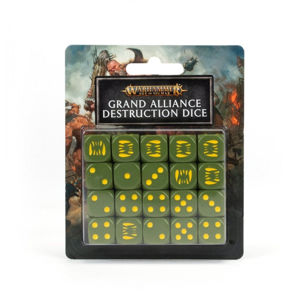 Age Of Sigmar: Grand Alliance Destruction Dice Set - Beanie Games