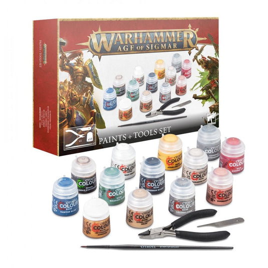 Age Of Sigmar Paints & Tools Eng - Beanie Games