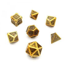 Alchemist Metals RPG Dice Set: Gold - Beanie Games