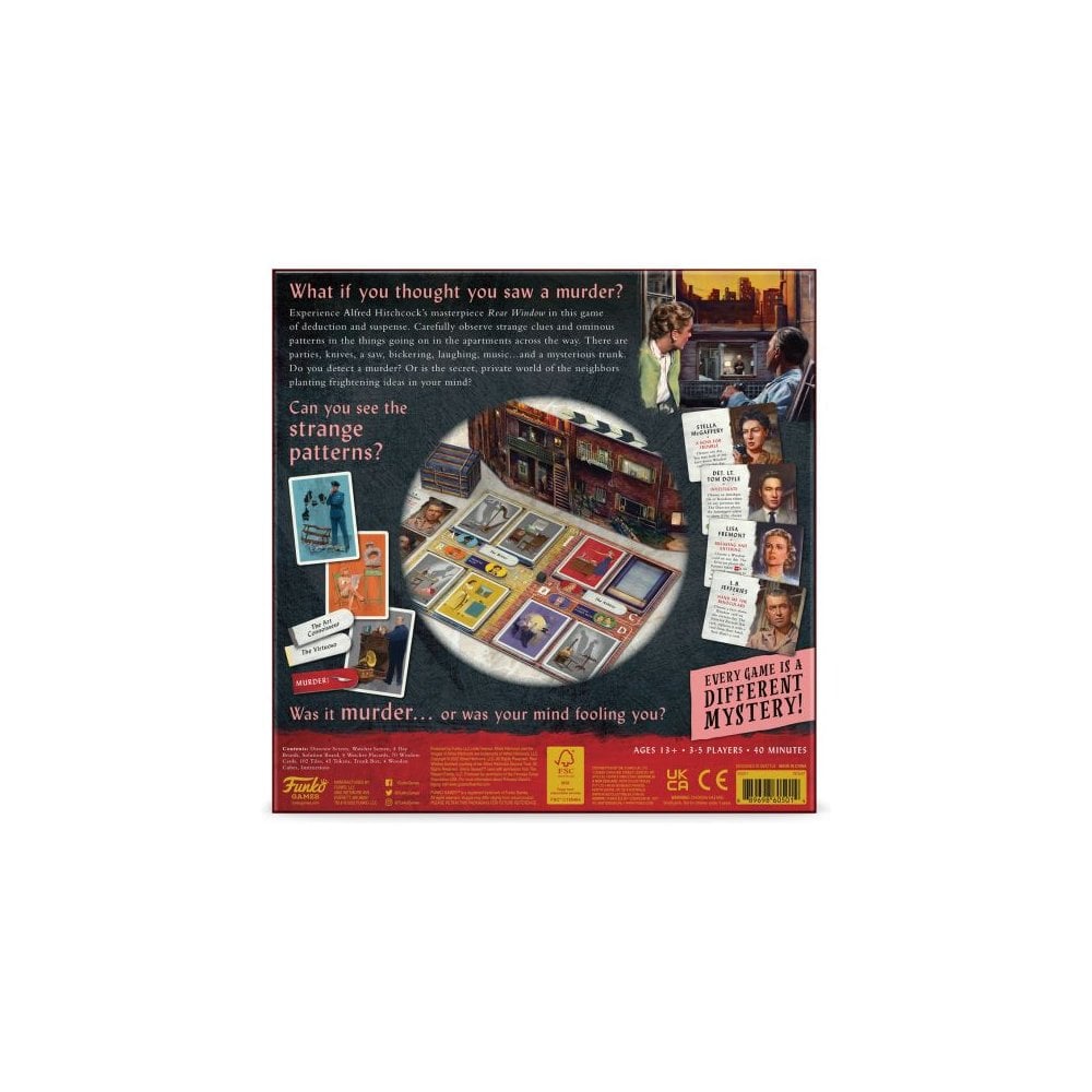 Alfred Hitchcock's - Rear Window - Beanie Games
