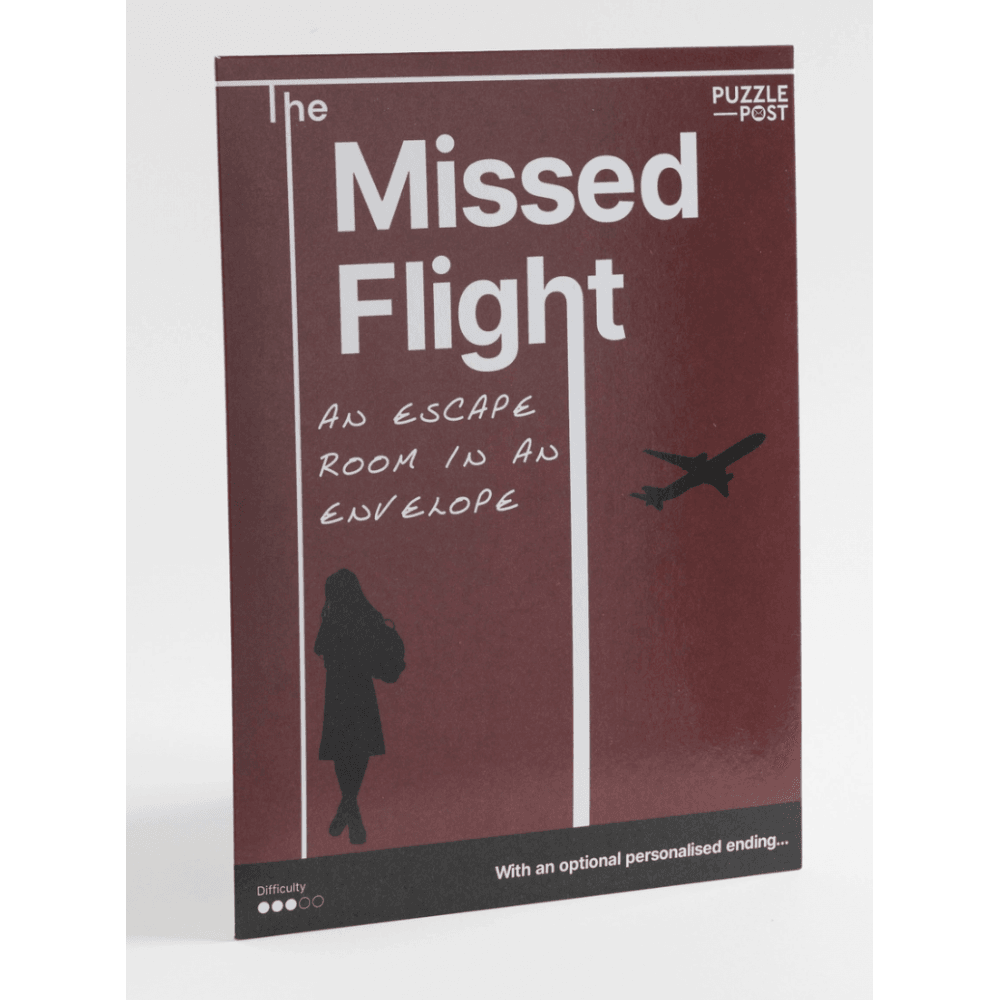 An Escape Room in an Envelope: The Missed Flight - Beanie Games