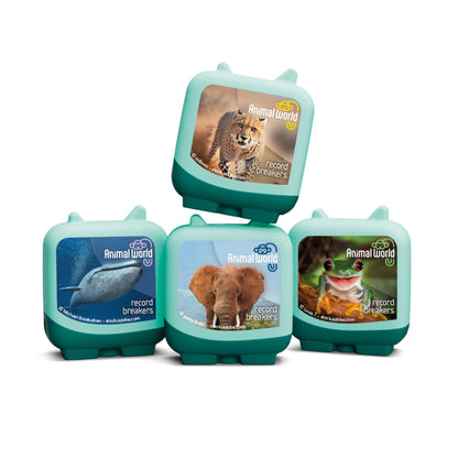 Animal World: Record Breakers (Set of 4 Clever Pocket Tonies) - Beanie Games