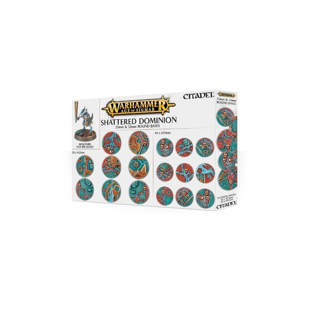 AOS: Shattered Dominion: 25mm & 32mm Round Bases - Beanie Games