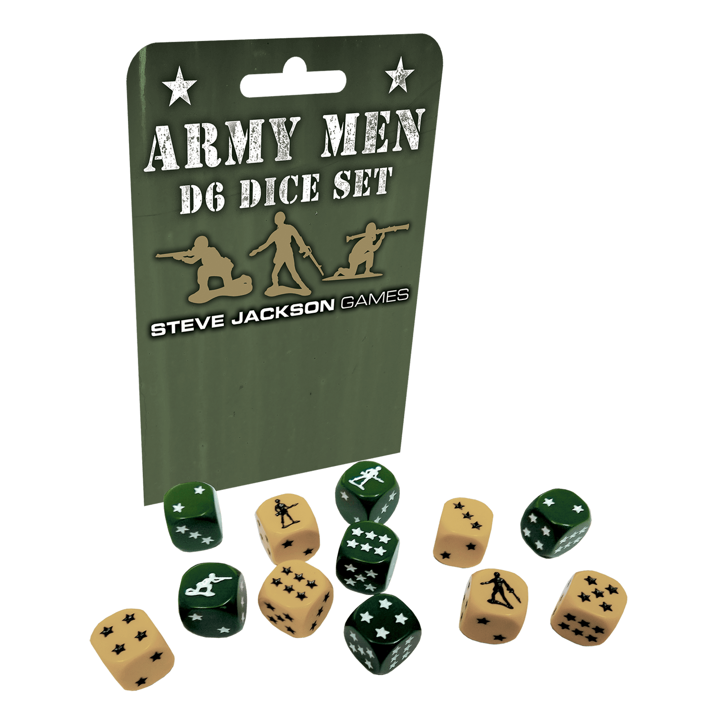 Army Men D6 Dice Set - Beanie Games