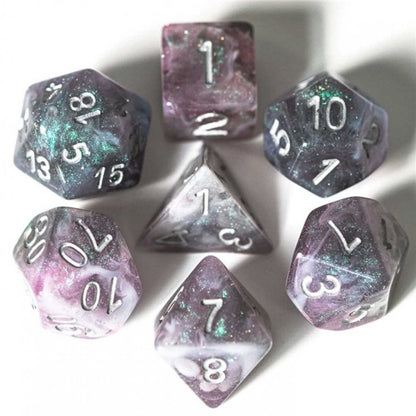 Aurora Borealis RPG Dice Set - Beanie Games