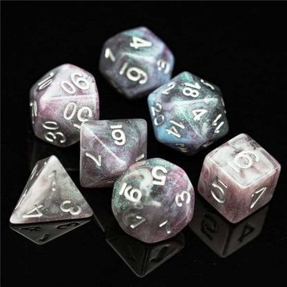 Aurora Borealis RPG Dice Set - Beanie Games