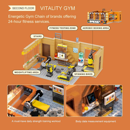 Bakery (4 - Storey Building) - 2663 pcs - Beanie Games