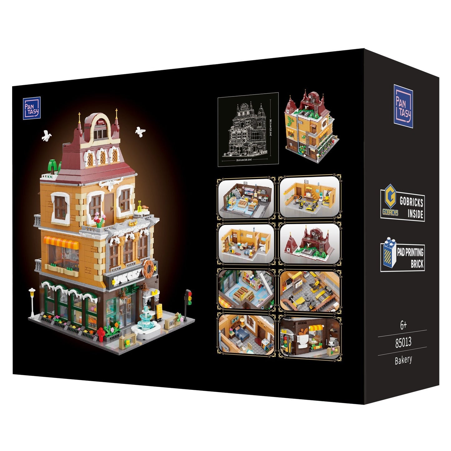 Bakery (4 - Storey Building) - 2663 pcs - Beanie Games