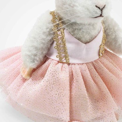 Ballerina Mouse Ornament - Beanie Games