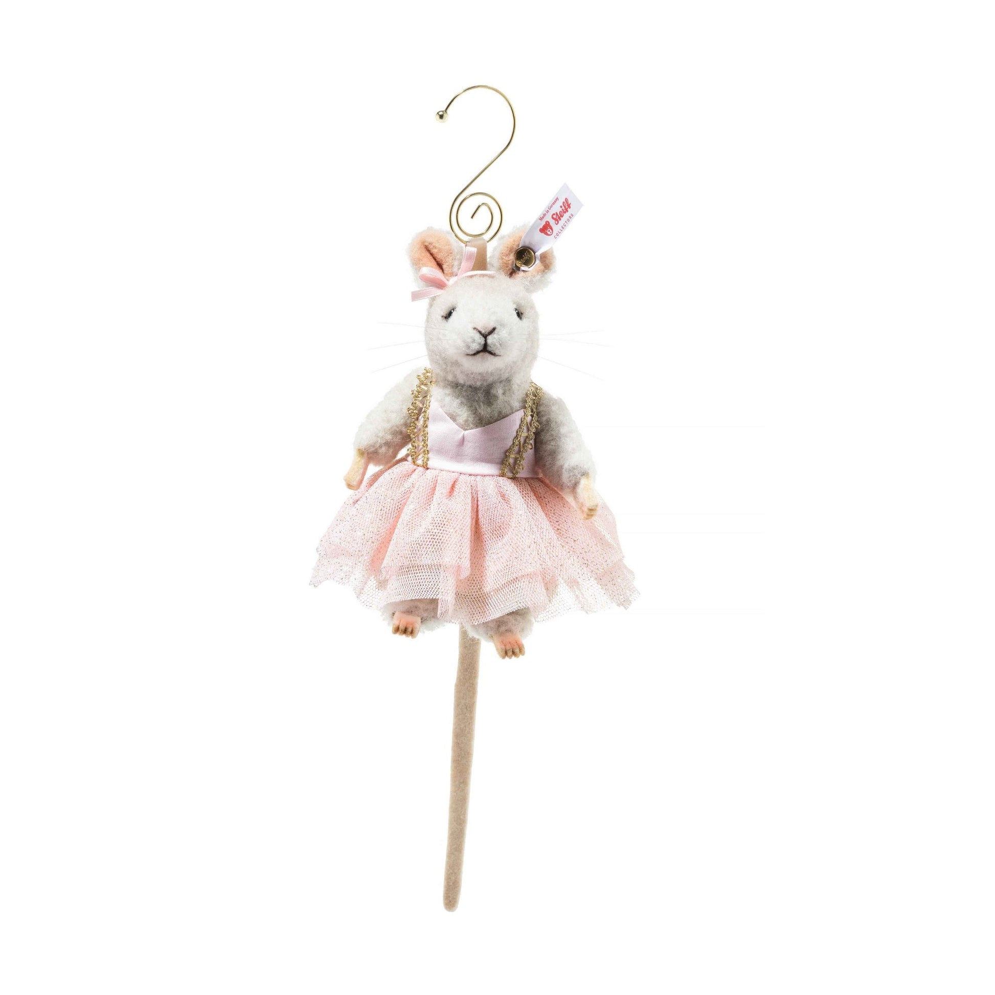 Ballerina Mouse Ornament - Beanie Games