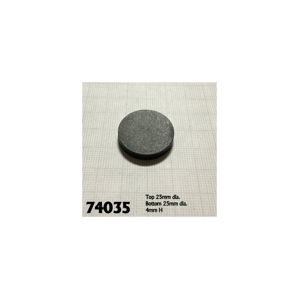 Base Boss 1 Inch Round Plastic RPG Base (20) - Beanie Games