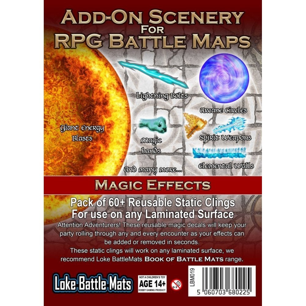 Battle Mats: Magic Effects Add - On Scenery Pack - Beanie Games