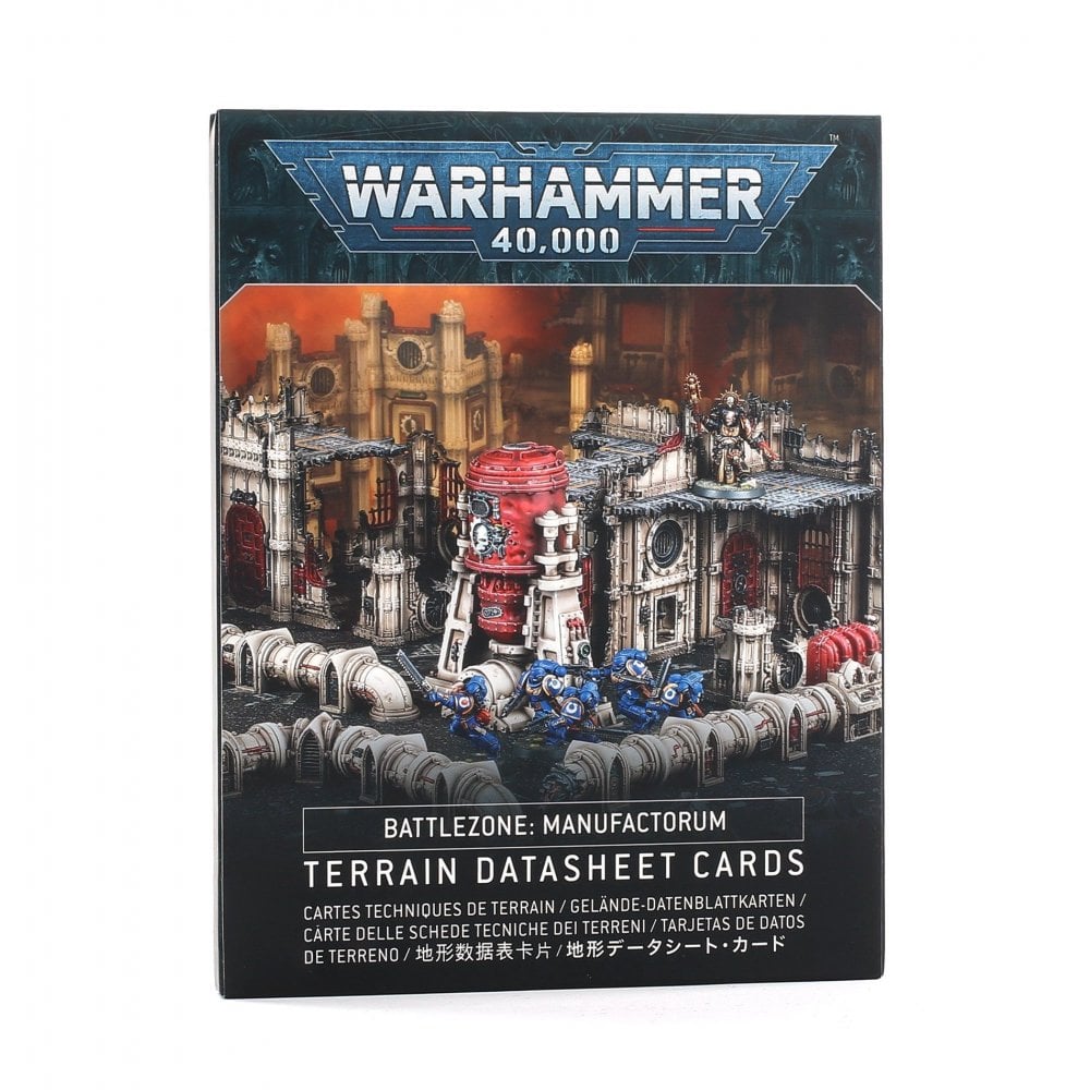 Battlezone Manufactorum Terrain Datasheet Cards - Beanie Games
