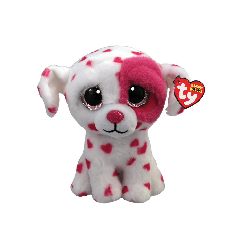 Beanie Boo: Beau White Dog Valentines 2023 - Beanie Games