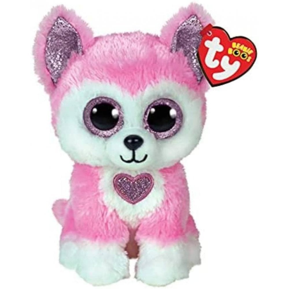 Beanie Boo: Hunk Pink Husky (Valentines 2022) - Beanie Games