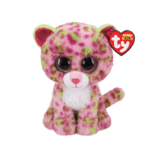 Beanie Boo: Lainey Pink and Green Leopard - Beanie Games