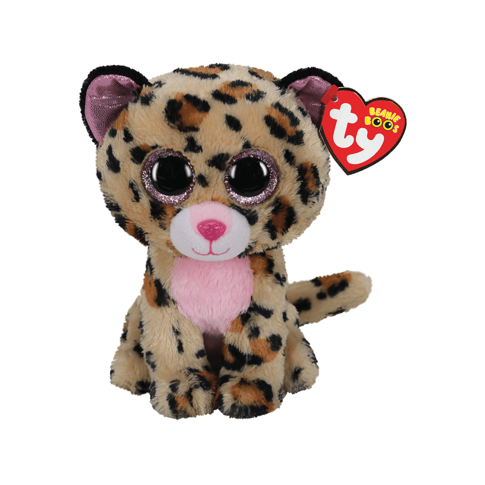 Beanie Boo: Livvie Leopard (Medium) - Beanie Games