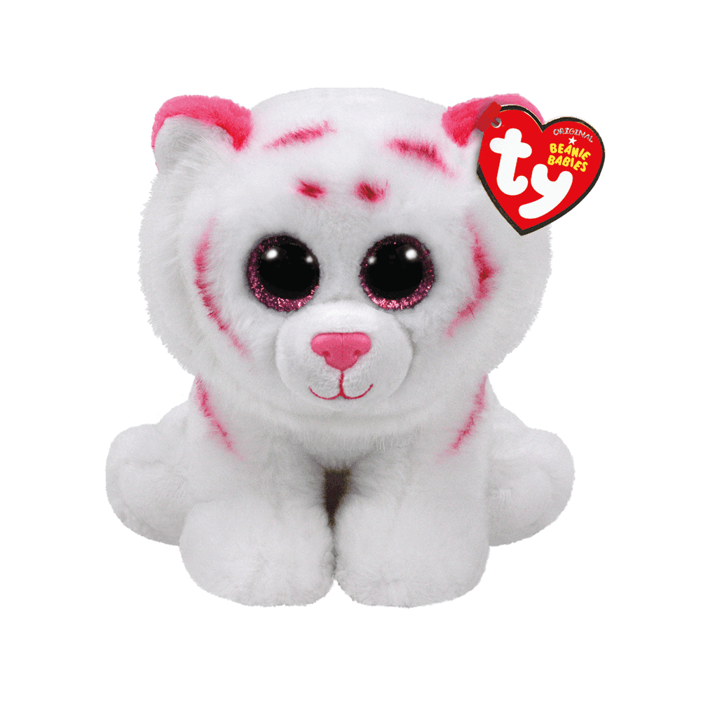 Beanie Boo: Tabor Pink and White Tiger - Beanie Games