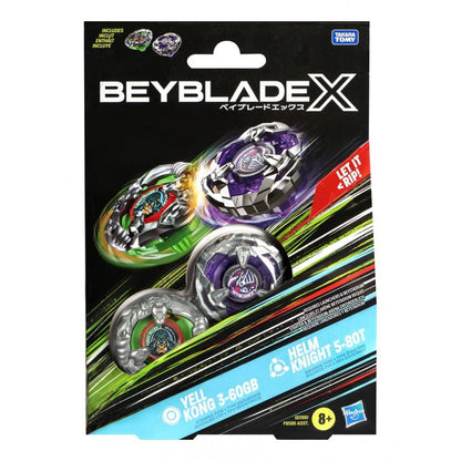 Beyblade X Dual Pack (Yell Kong & Helm Knight) - Beanie Games