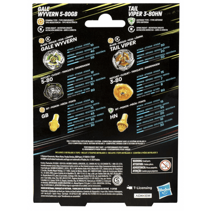 Beyblade X Gale Wyvern Tail Viper - Beanie Games