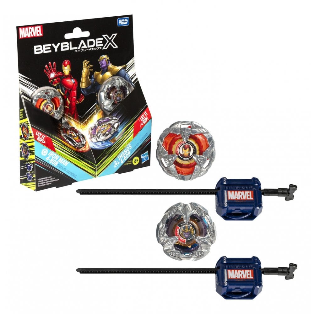 Beyblade X Marvel: Iron Man vs Thanos - Beanie Games