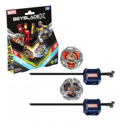 Beyblade X Marvel: Iron Man vs Thanos - Beanie Games