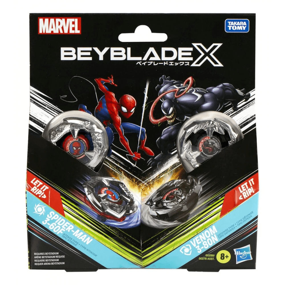 Beyblade X Marvel: Spider - Man vs Venom - Beanie Games