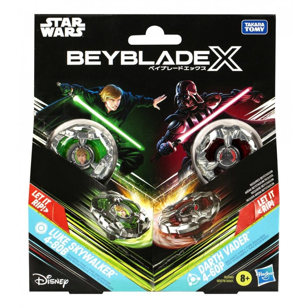 Beyblade X Star Wars: Luke Skywalker vs Darth Vader - Beanie Games
