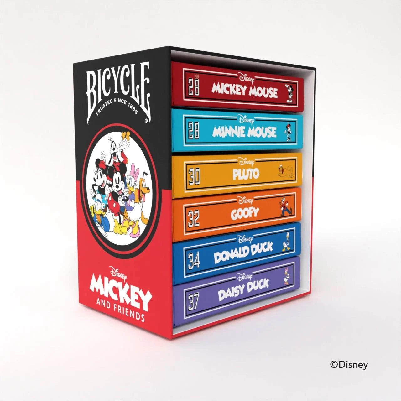 Bicycle Disney Classic Mickey and Friends, 6-Deck Box Set - Beanie Games