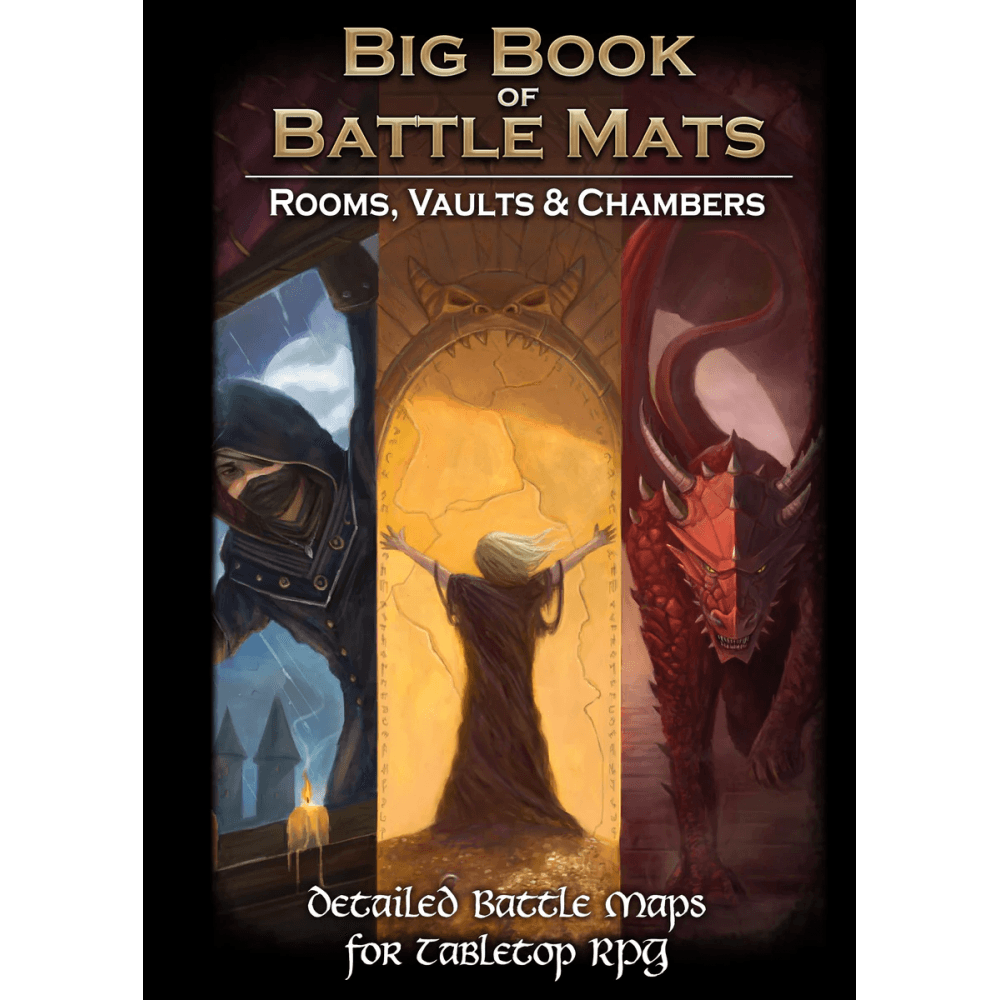 Big Book of Battle Mats - Rooms, Vaults and Chambers - Beanie Games