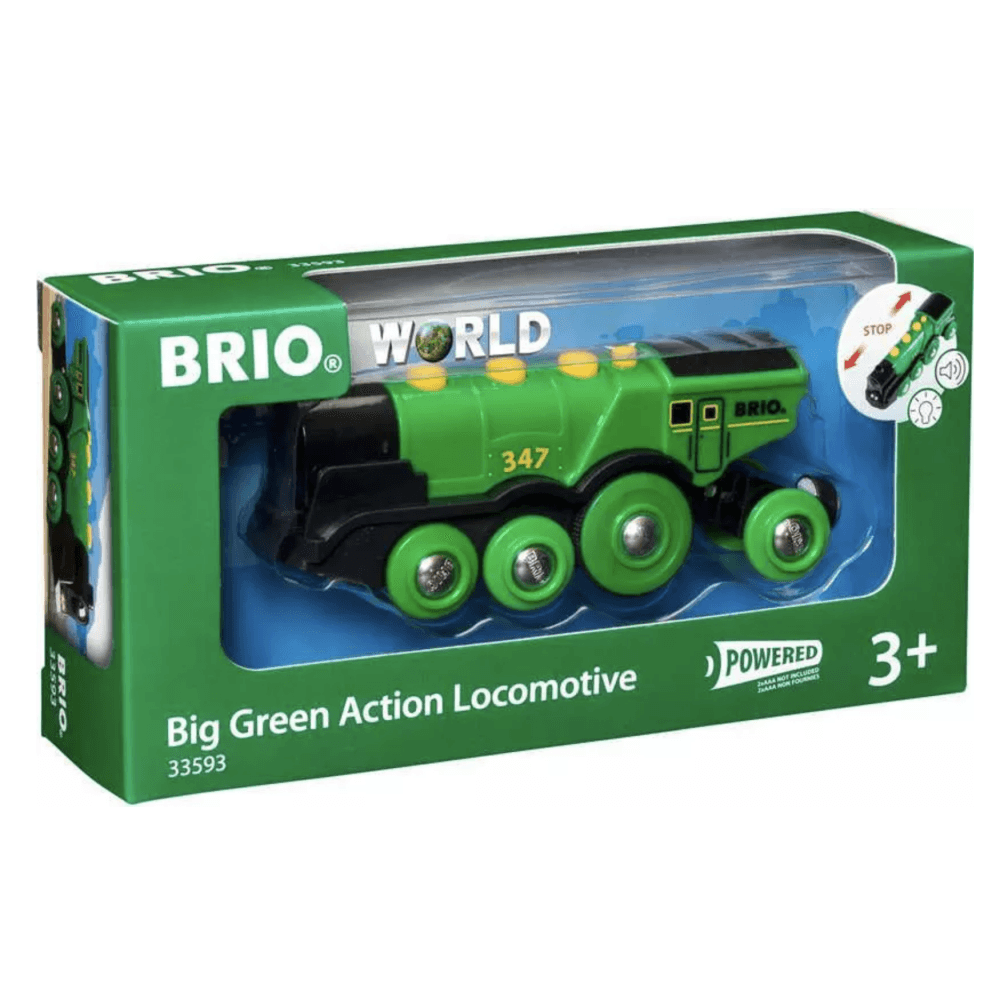 Big Green Action Locomotive - Beanie Games