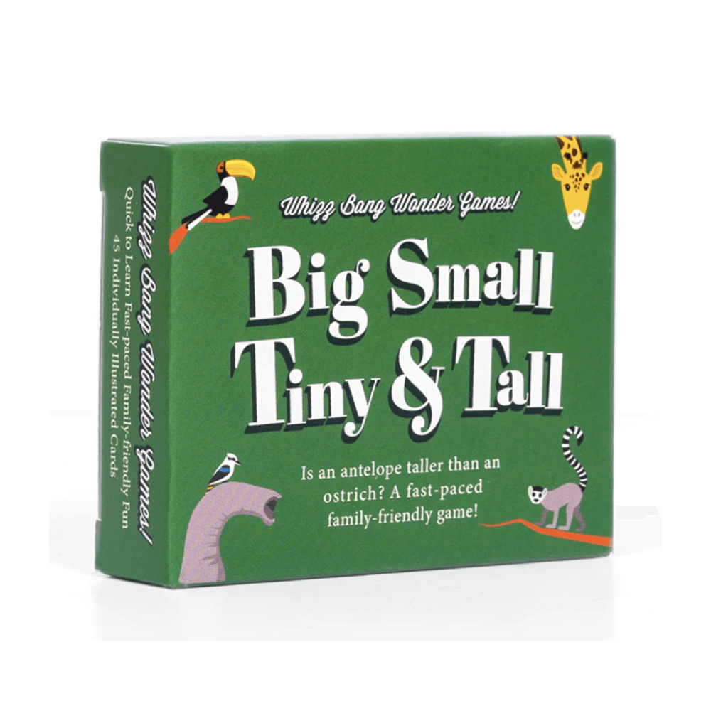 Big Small Tiny Tall Card Game - Beanie Games