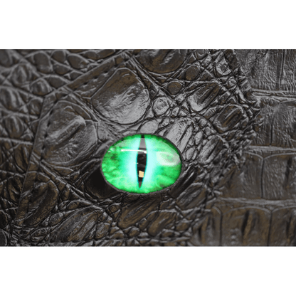 Black Leatherette Jade Dragon Eye Dice Bag - Beanie Games