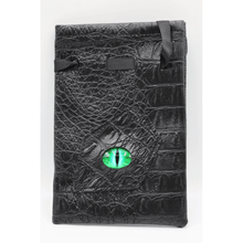 Black Leatherette Jade Dragon Eye Dice Bag - Beanie Games