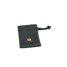 Black Leatherette Reptilian Eye Dice Bag - Beanie Games