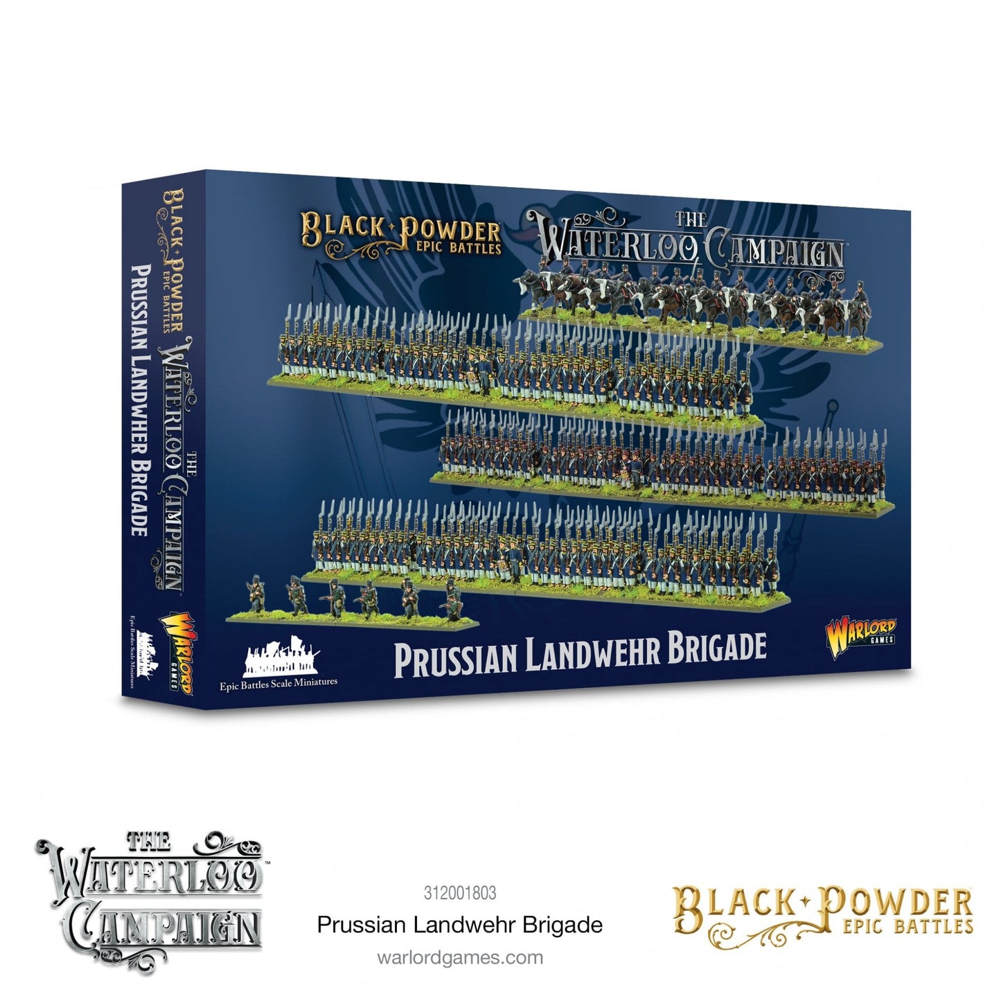 Black Powder Epic Battles: Prussian Landwehr Brigade - Beanie Games